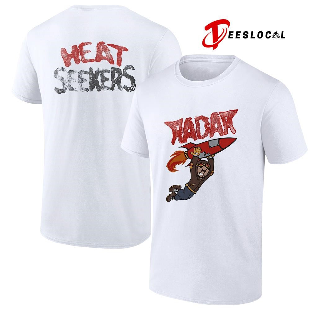 Radar heat seekers retro rocket cartoon shirt
