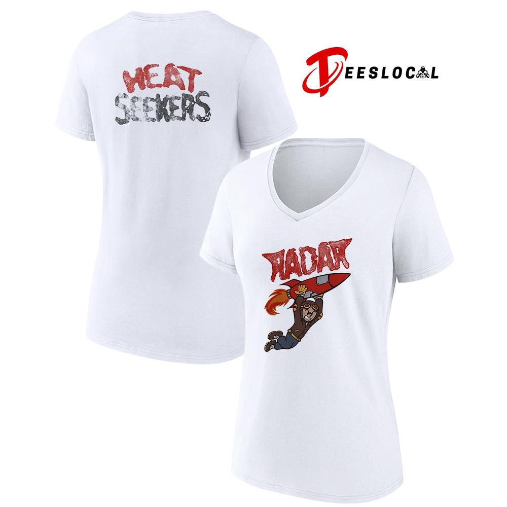 Radar heat seekers retro rocket cartoon shirt