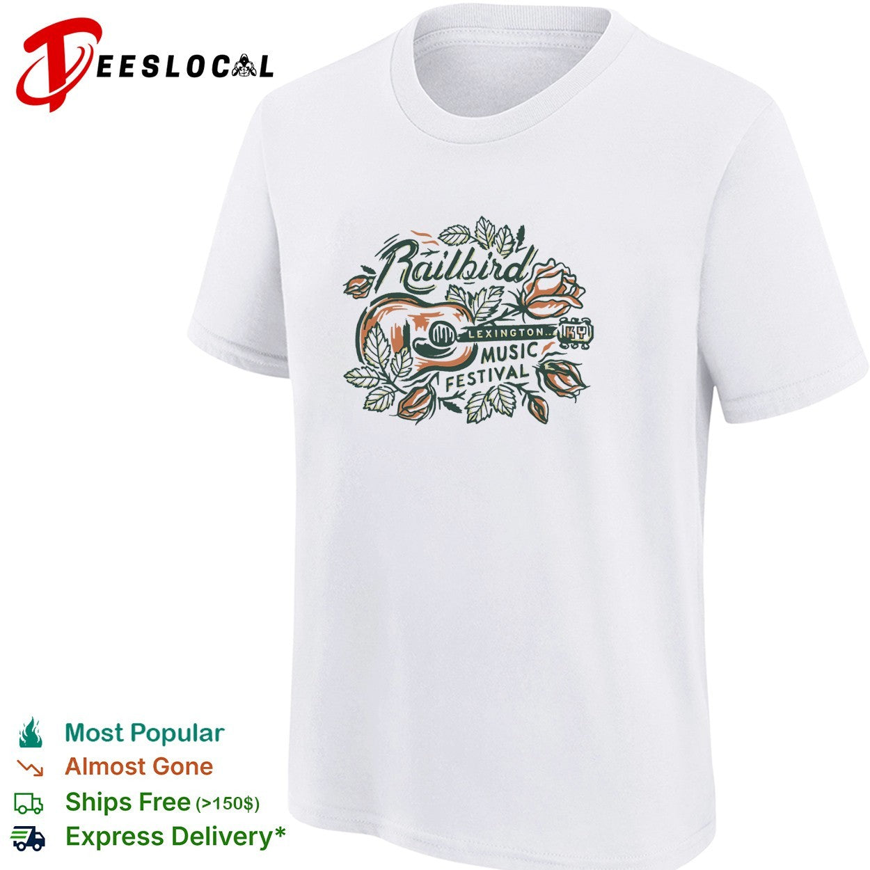 Railbird music festival Lexington shirt