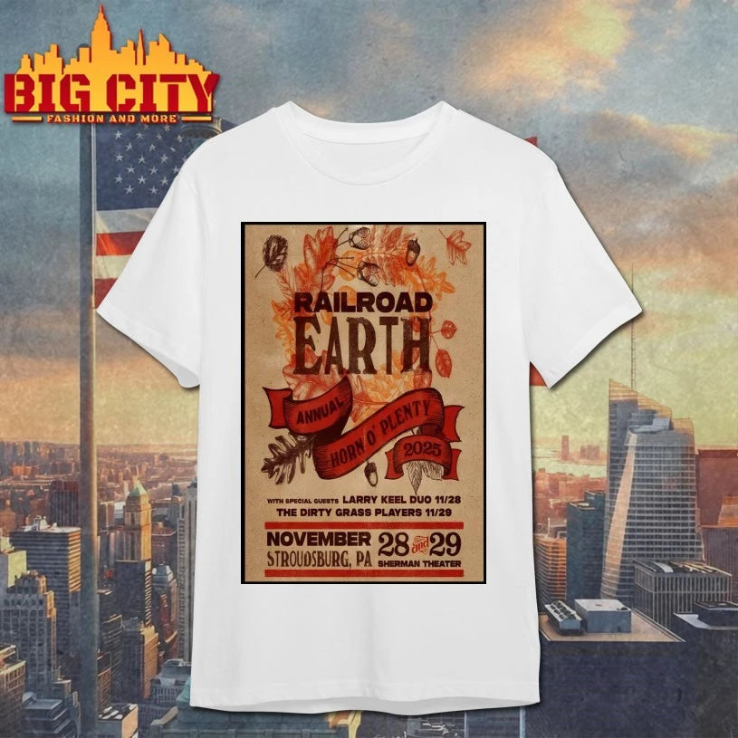 Railroad Earth Nov 28-29 2025 Sherman Theater Show Poster shirt