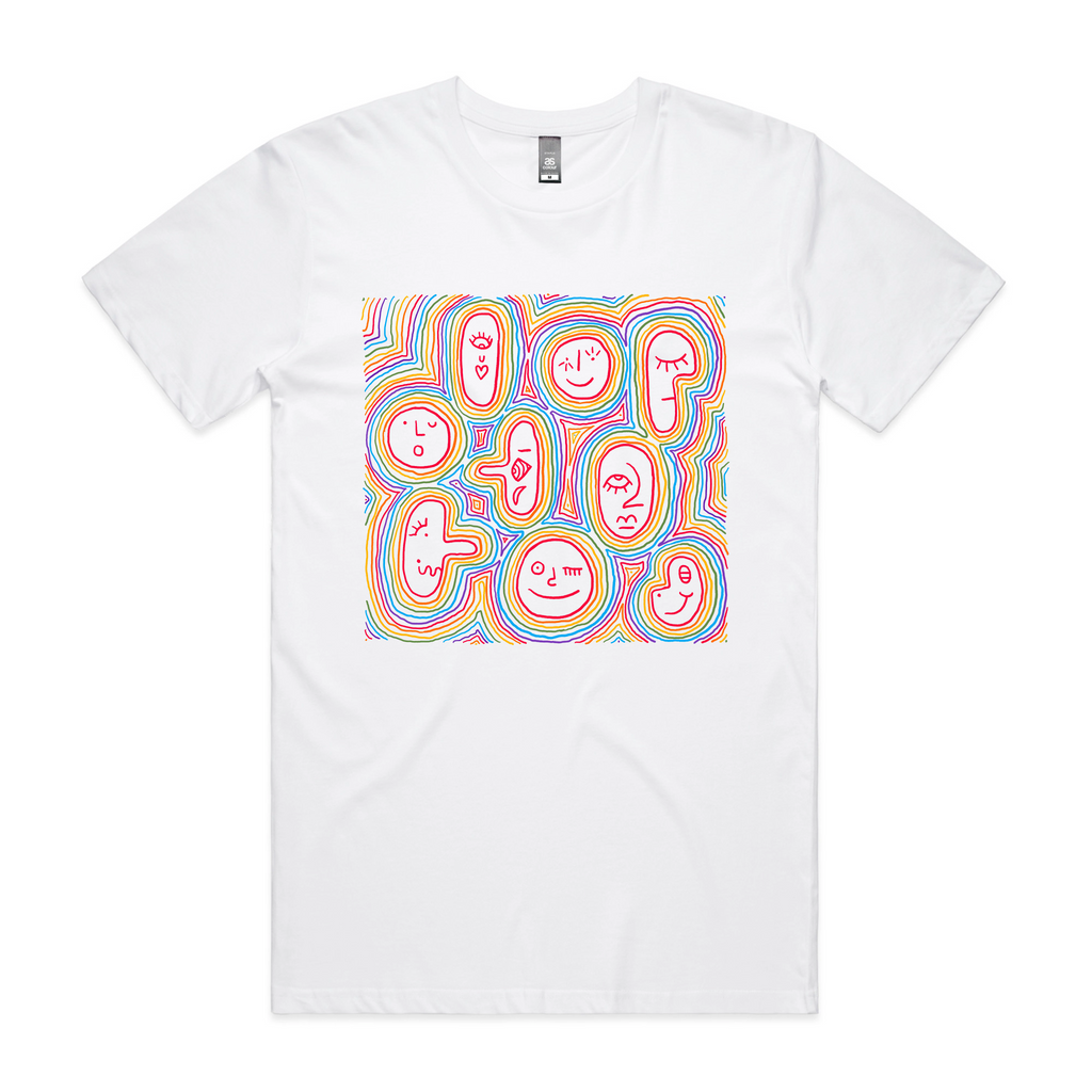 Rainbow Faces Tee Hoodie, Sweatshirt | CiraTrend.com (Image 1)