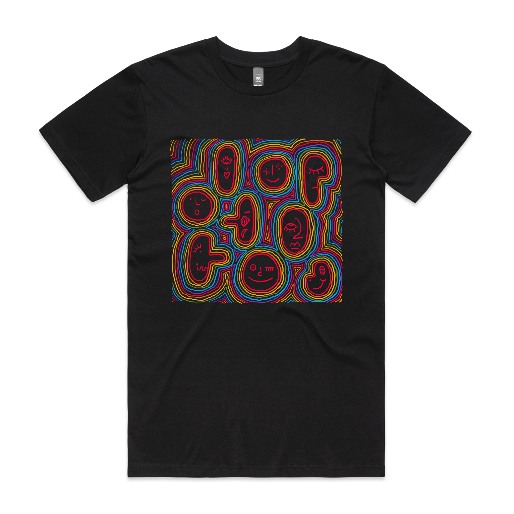 Rainbow Faces Tee Hoodie, Sweatshirt | CiraTrend.com (Image 2)
