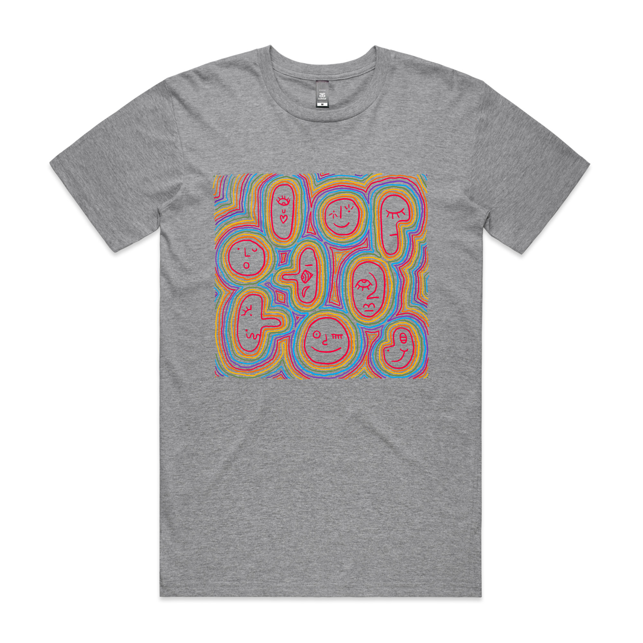Rainbow Faces Tee Hoodie, Sweatshirt | CiraTrend.com (Image 3)