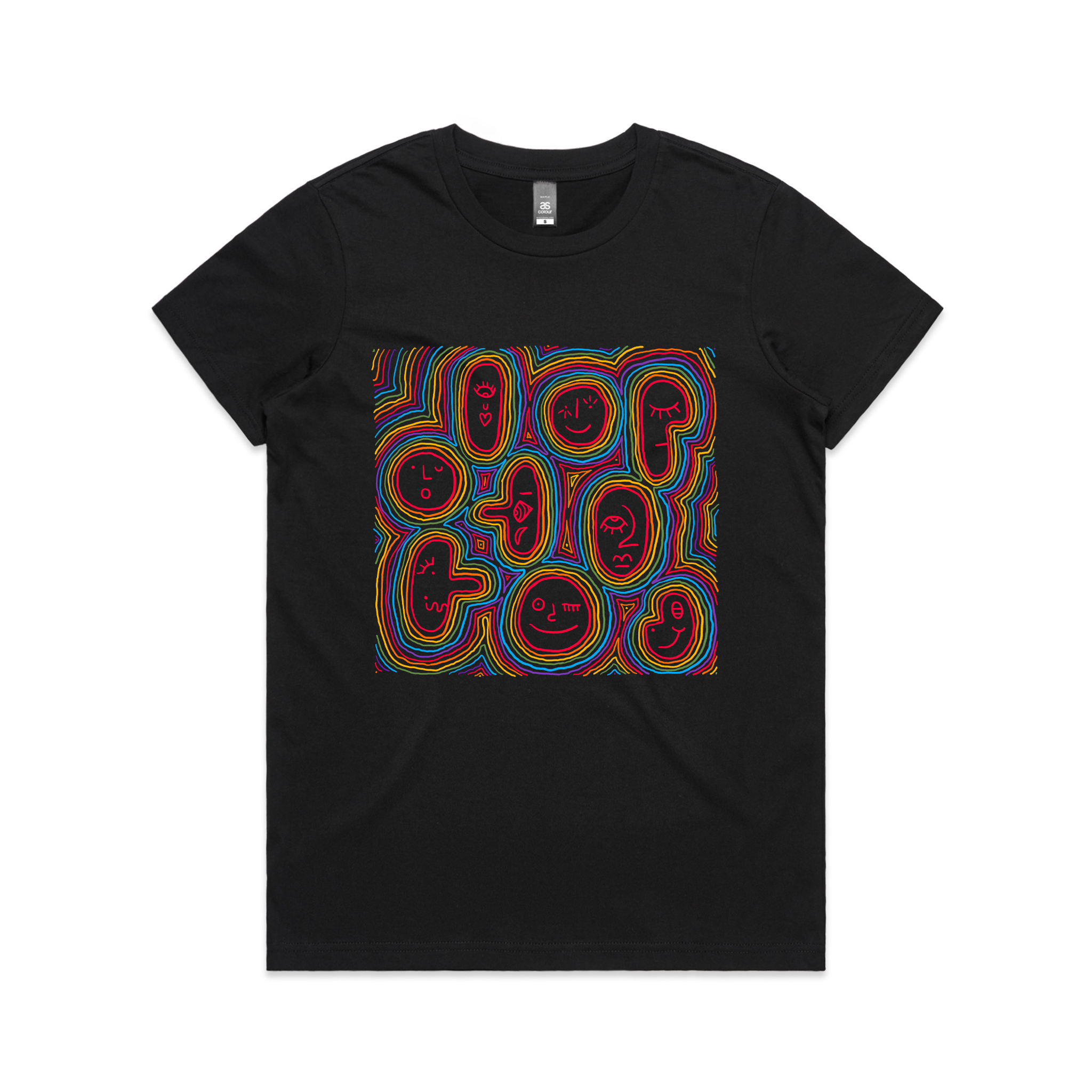 Rainbow Faces Tee Hoodie, Sweatshirt | CiraTrend.com (Image 5)