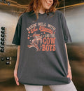 Raisin' Hell With The Hippies And Cowboys T-shirt, Western Graphic Shirt, Funny Cowboy Sweatshirt, Country Girl Gift,...