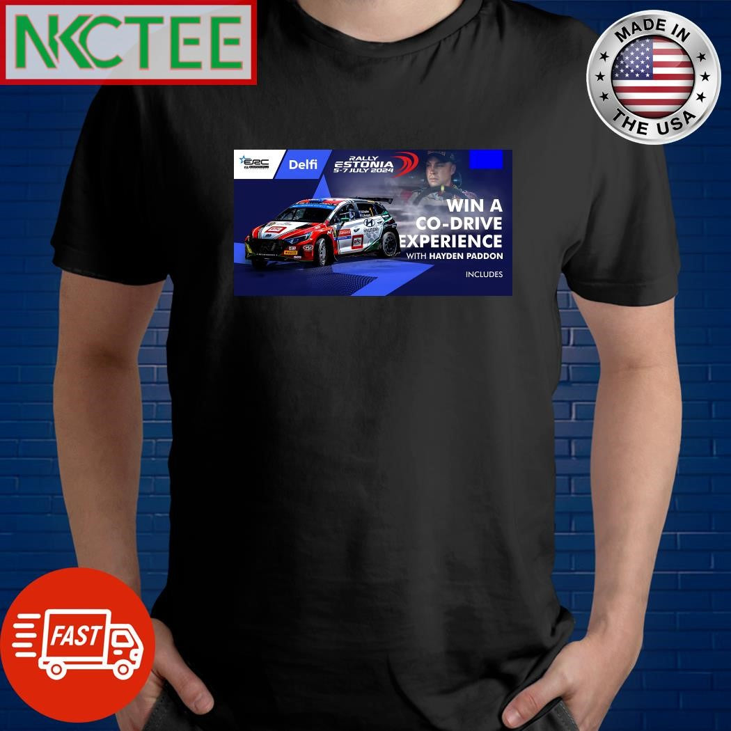Rally Estonia European Rally Championship 5 July 2024 shirt