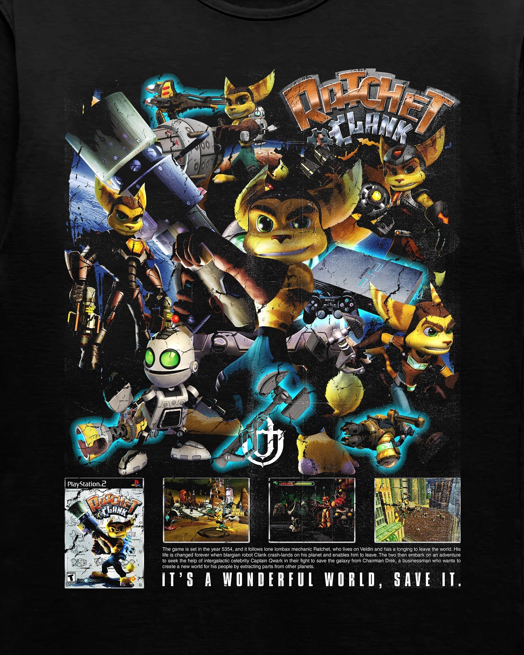 Video Games 'Ratchet & Clank' T-Shirt Hoodie, Sweatshirt | CiraTrend.com (Image 2)