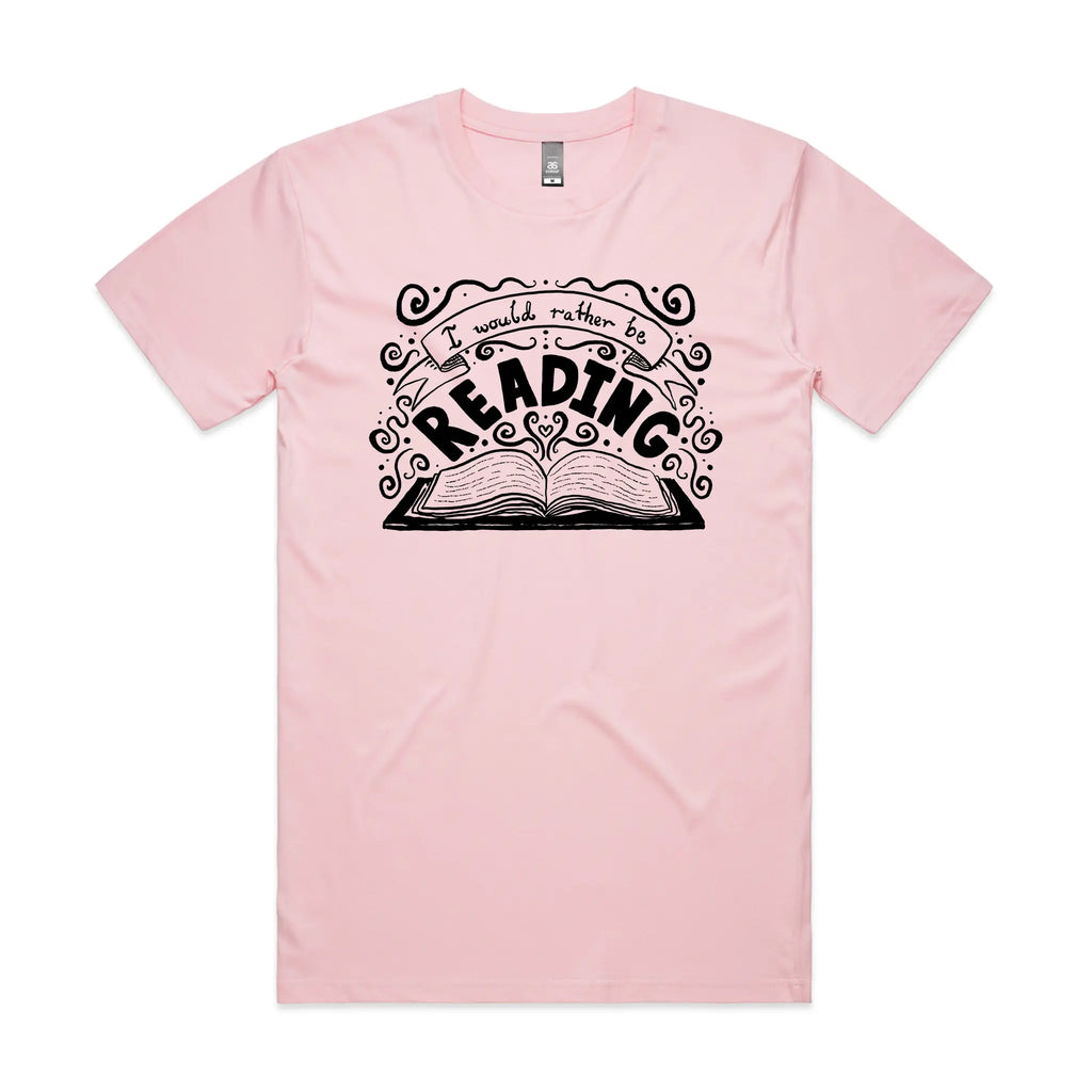 Rather Be Reading Tee Hoodie, Sweatshirt | CiraTrend.com (Image 2)