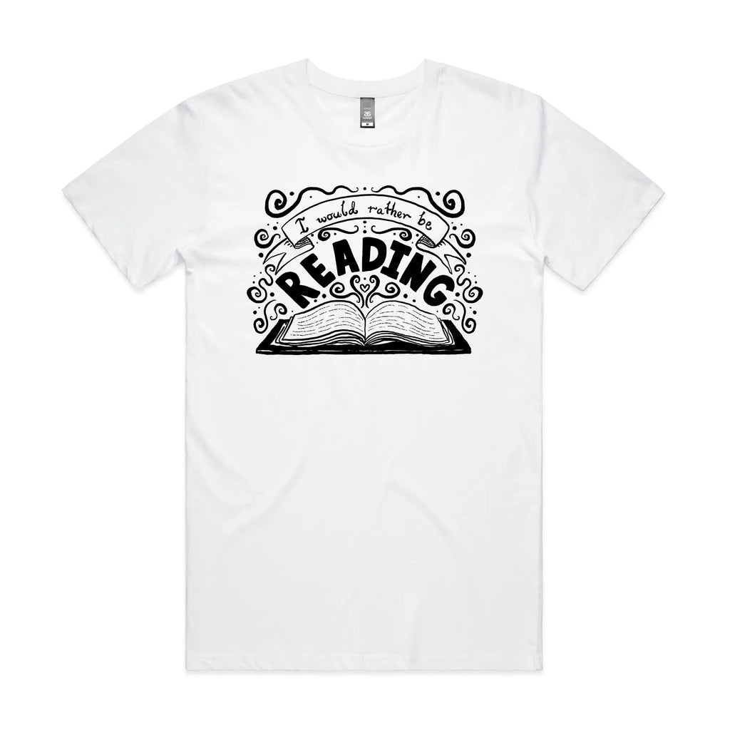 Rather Be Reading Tee Hoodie, Sweatshirt | CiraTrend.com (Image 3)