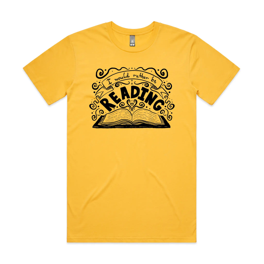 Rather Be Reading Tee Hoodie, Sweatshirt | CiraTrend.com (Image 4)