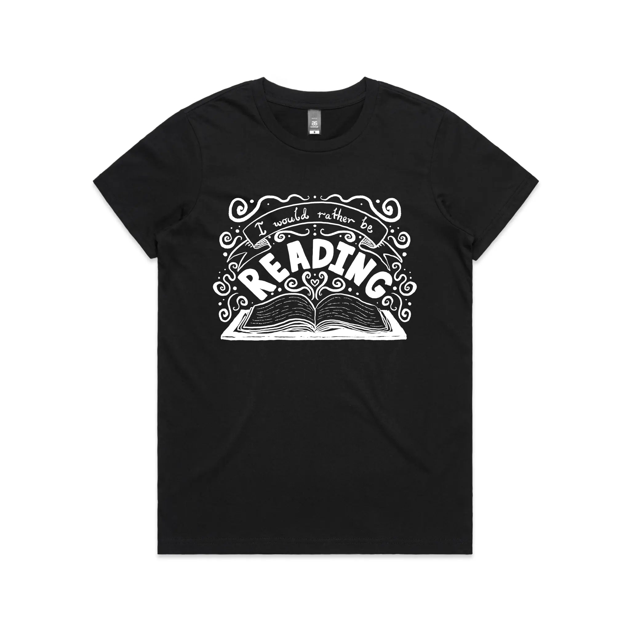 Rather Be Reading Tee Hoodie, Sweatshirt | CiraTrend.com (Image 5)