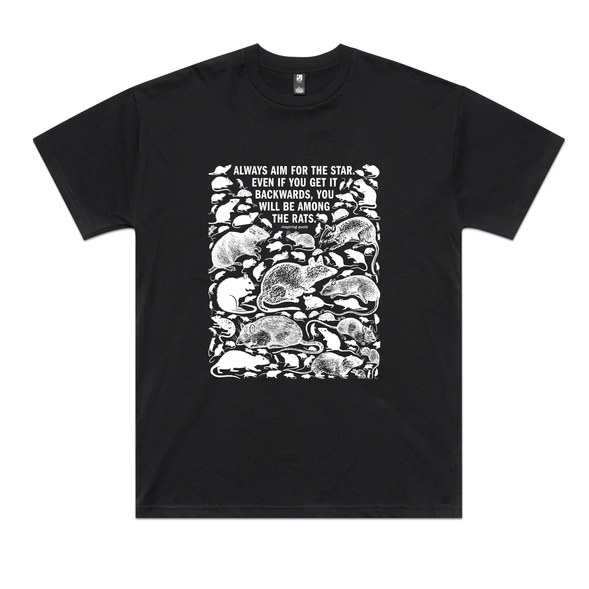 Among The Rats Oversized Tee Hoodie, Sweatshirt | CiraTrend.com (Image 1)