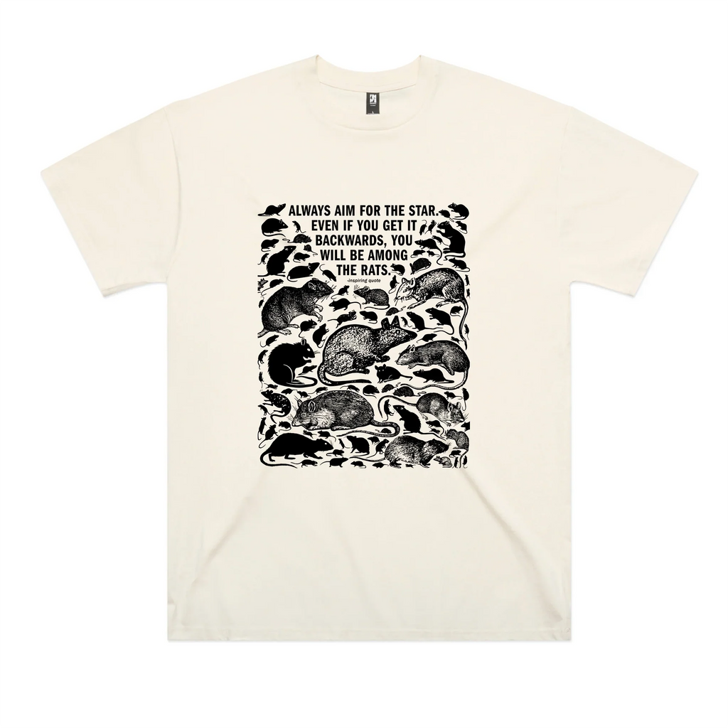 Among The Rats Oversized Tee Hoodie, Sweatshirt | CiraTrend.com (Image 2)