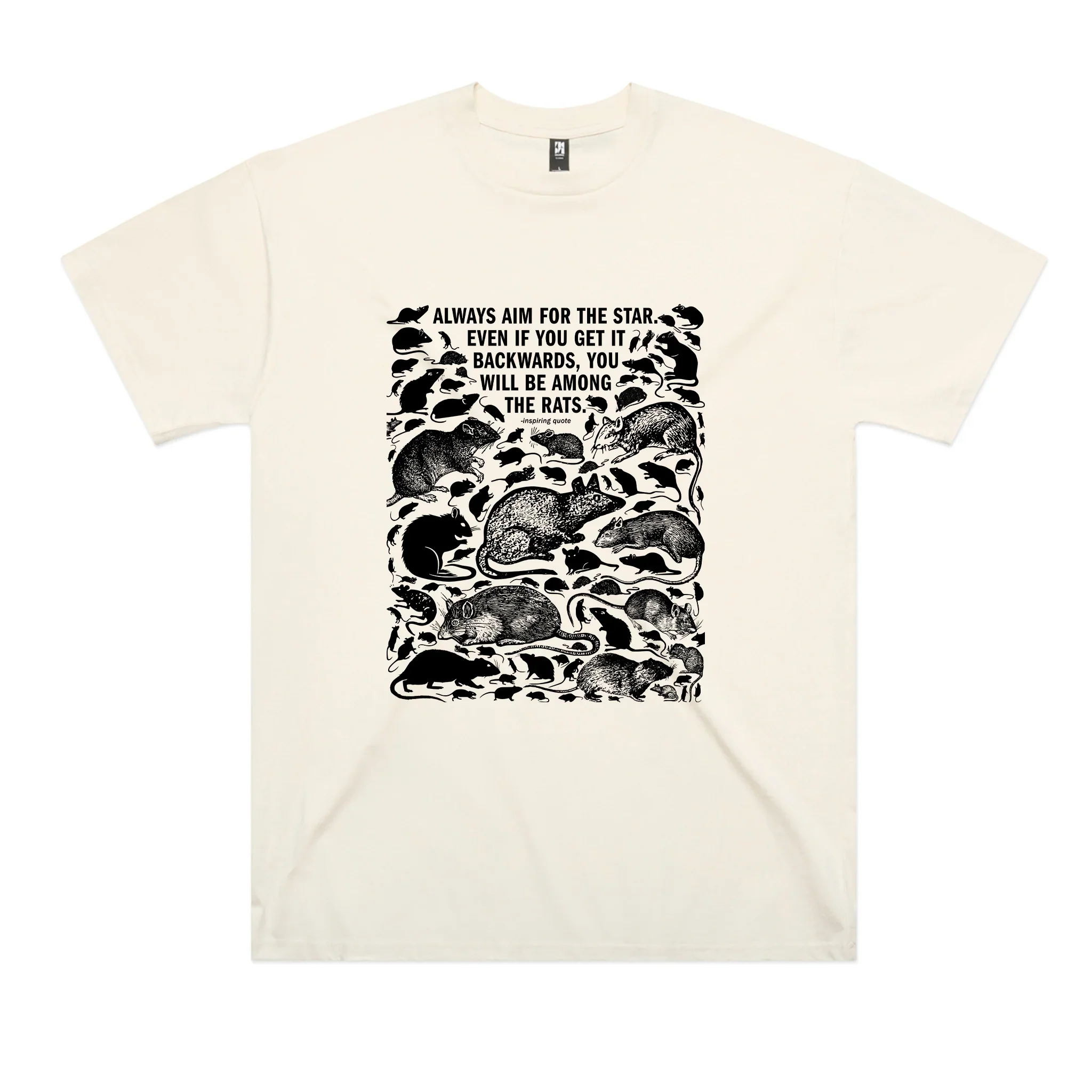 Among The Rats Oversized Tee Hoodie, Sweatshirt | CiraTrend.com (Image 2)