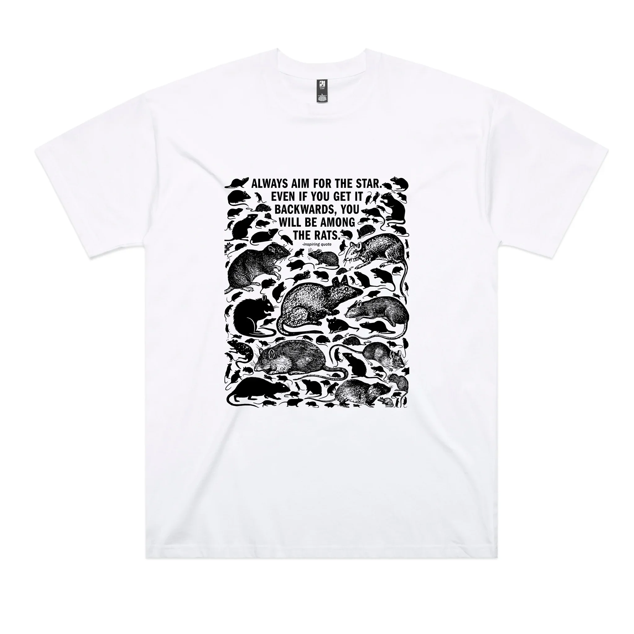 Among The Rats Oversized Tee Hoodie, Sweatshirt | CiraTrend.com (Image 3)