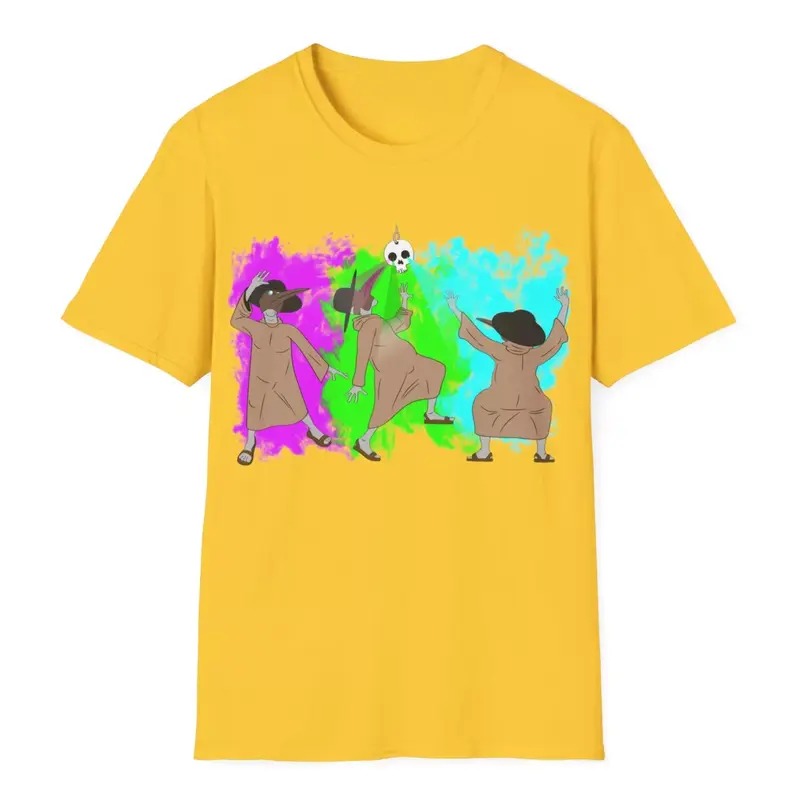 Rave Festival Plague Doctor Dance Unisex Softstyle T-Shirt (S-3XL) Menswear Top Hoodie, Sweatshirt | CiraTrend.com