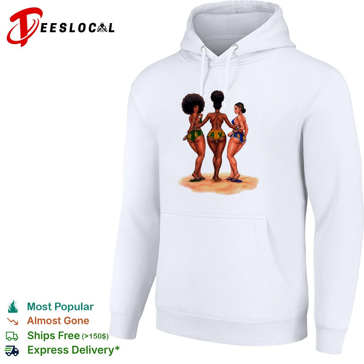 Raven three girls aesthetic beach summer shirt