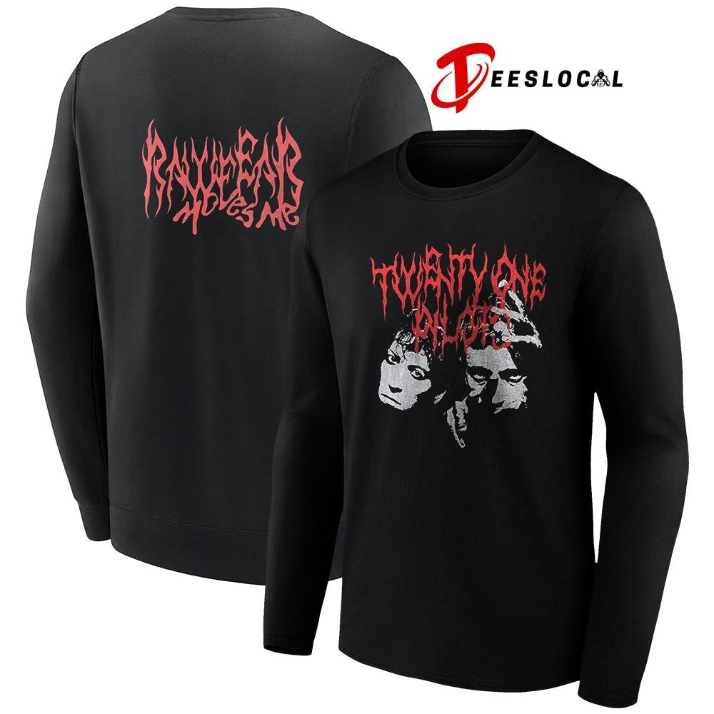 Rawfear moves me Twenty One Pilots graphic shirt