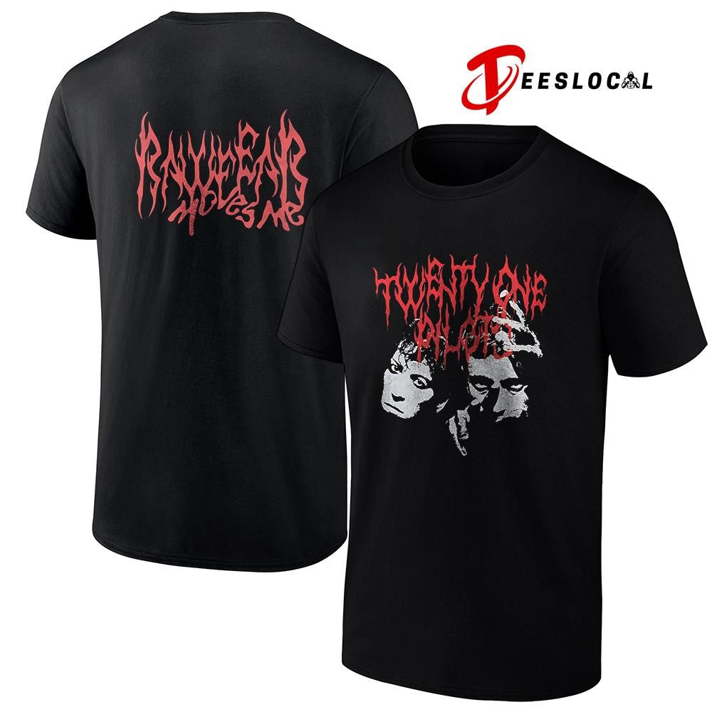 Rawfear moves me Twenty One Pilots graphic shirt