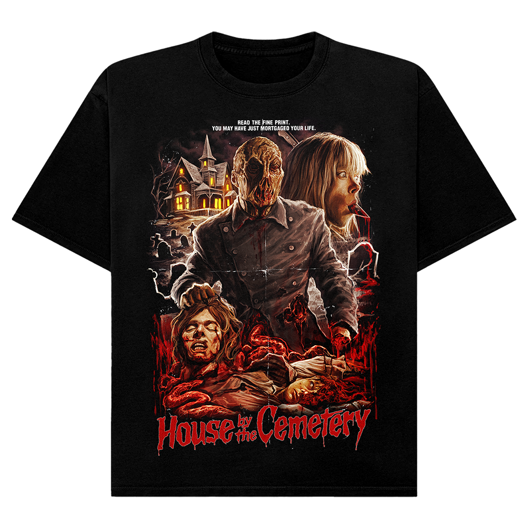 House by the Cemetery: Read the Fine Print T-Shirt (Comfort Colors) Hoodie, Sweatshirt | CiraTrend.com