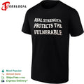 Real strength protects the vulnerable shirt