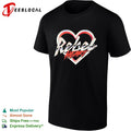 Rebel Heart AEW Wrestling Logo shirt