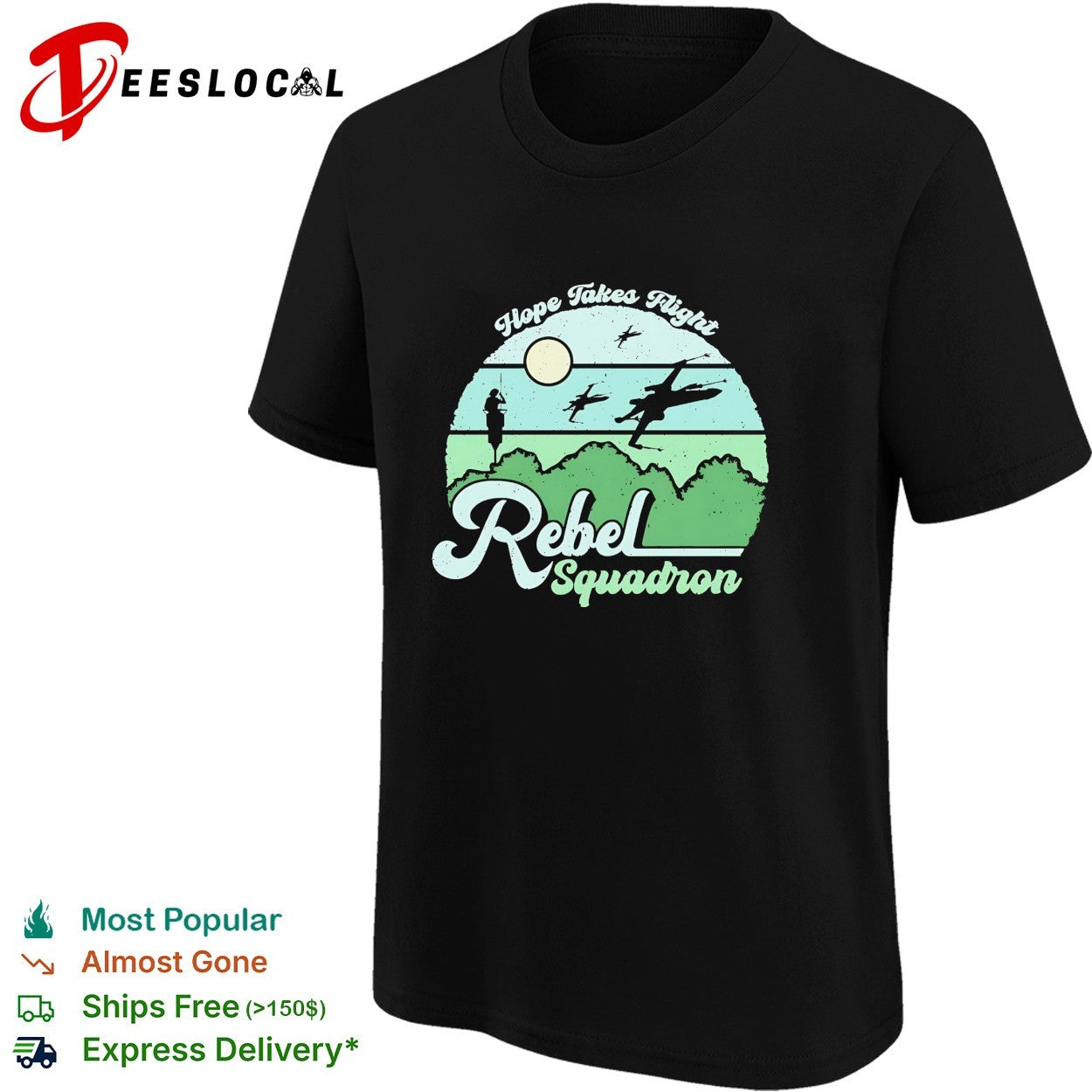 Rebel Squadron Hope Takes Flight vintage shirt