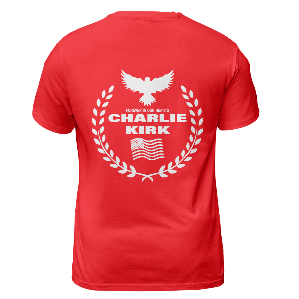Freedom Charlie Kirk Forever In Our Hearts T Shirt - G Hoodie, Sweatshirt | CiraTrend.com (Image 4)
