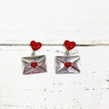 Red Heart Letter Earrings T-Shirts, Hoodie, Sweatshirt | CiraTrend.com