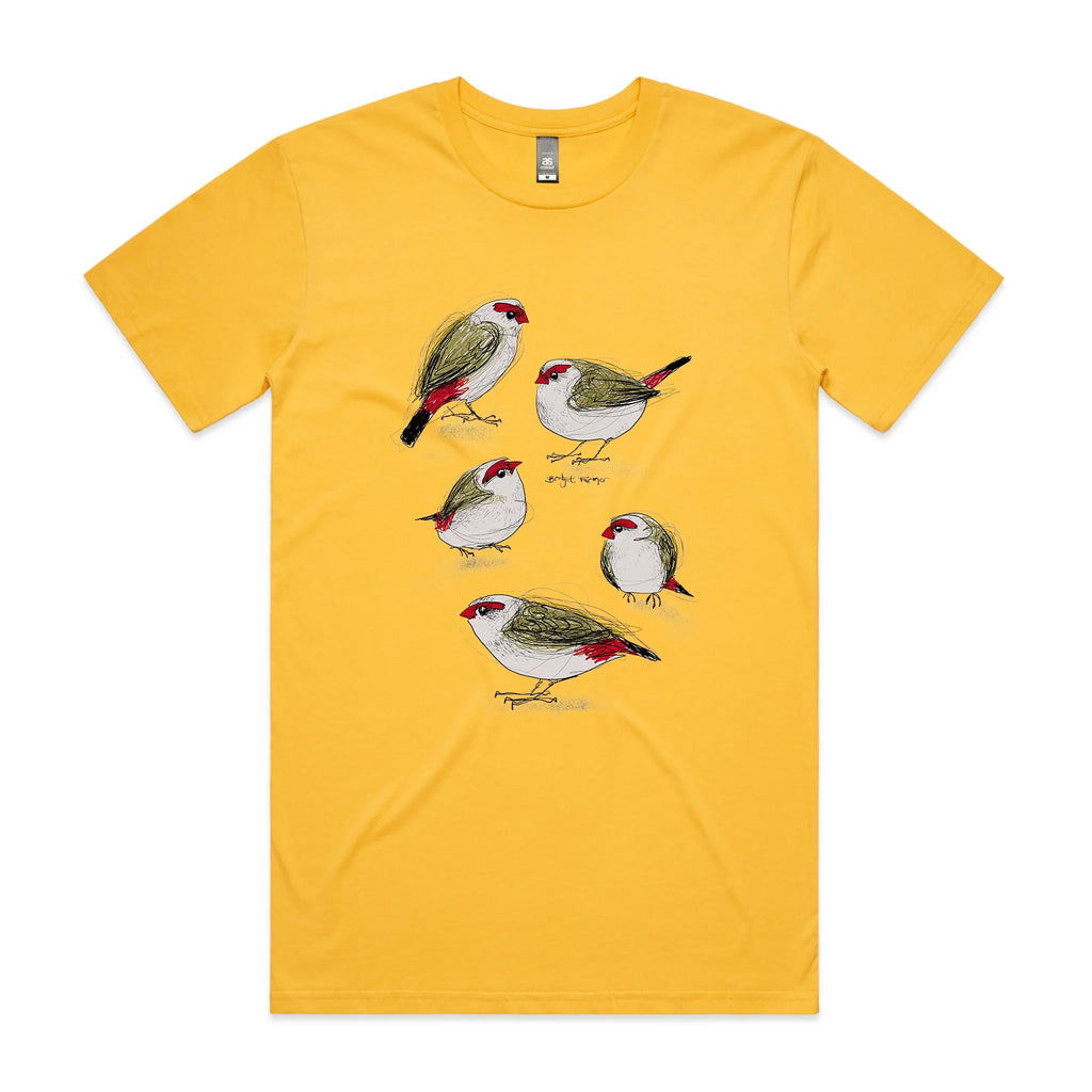 Red Browed Finches Tee Hoodie, Sweatshirt | CiraTrend.com (Image 2)