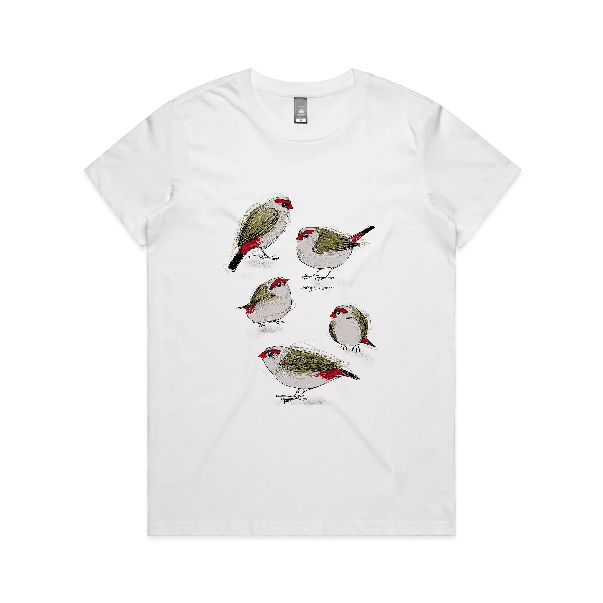 Red Browed Finches Tee Hoodie, Sweatshirt | CiraTrend.com (Image 5)