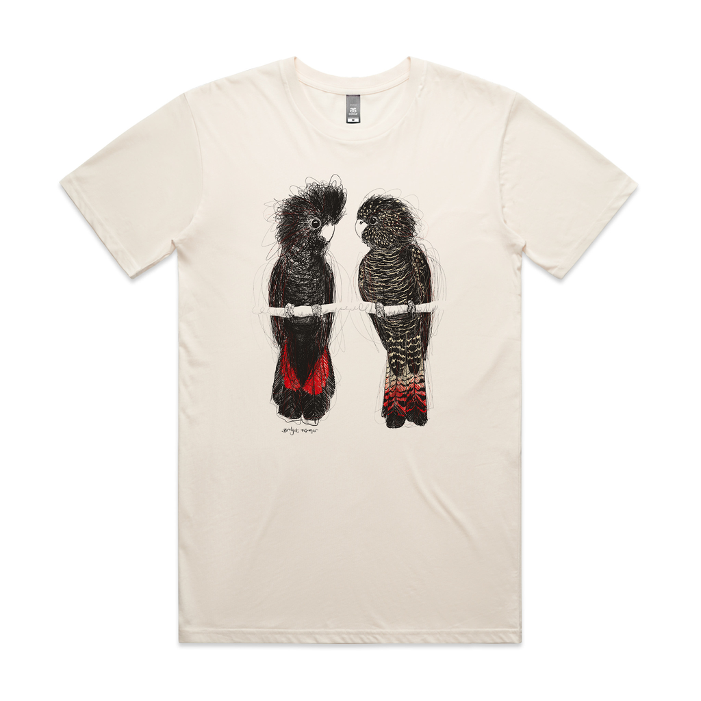 Red Tailed Black Cockatoos Tee Hoodie, Sweatshirt | CiraTrend.com (Image 1)