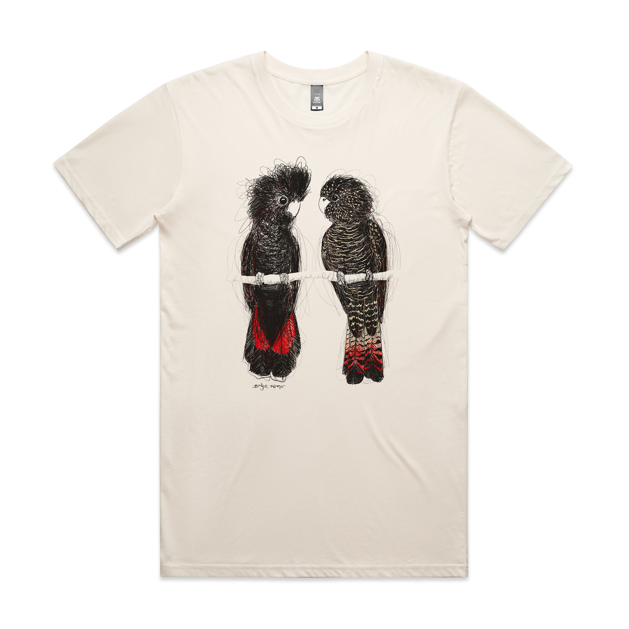Red Tailed Black Cockatoos Tee Hoodie, Sweatshirt | CiraTrend.com (Image 1)