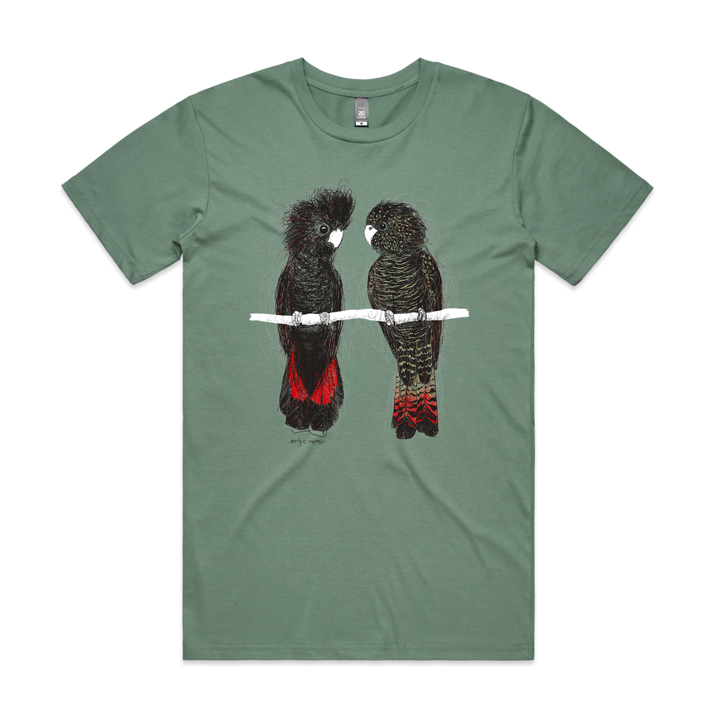 Red Tailed Black Cockatoos Tee Hoodie, Sweatshirt | CiraTrend.com (Image 2)