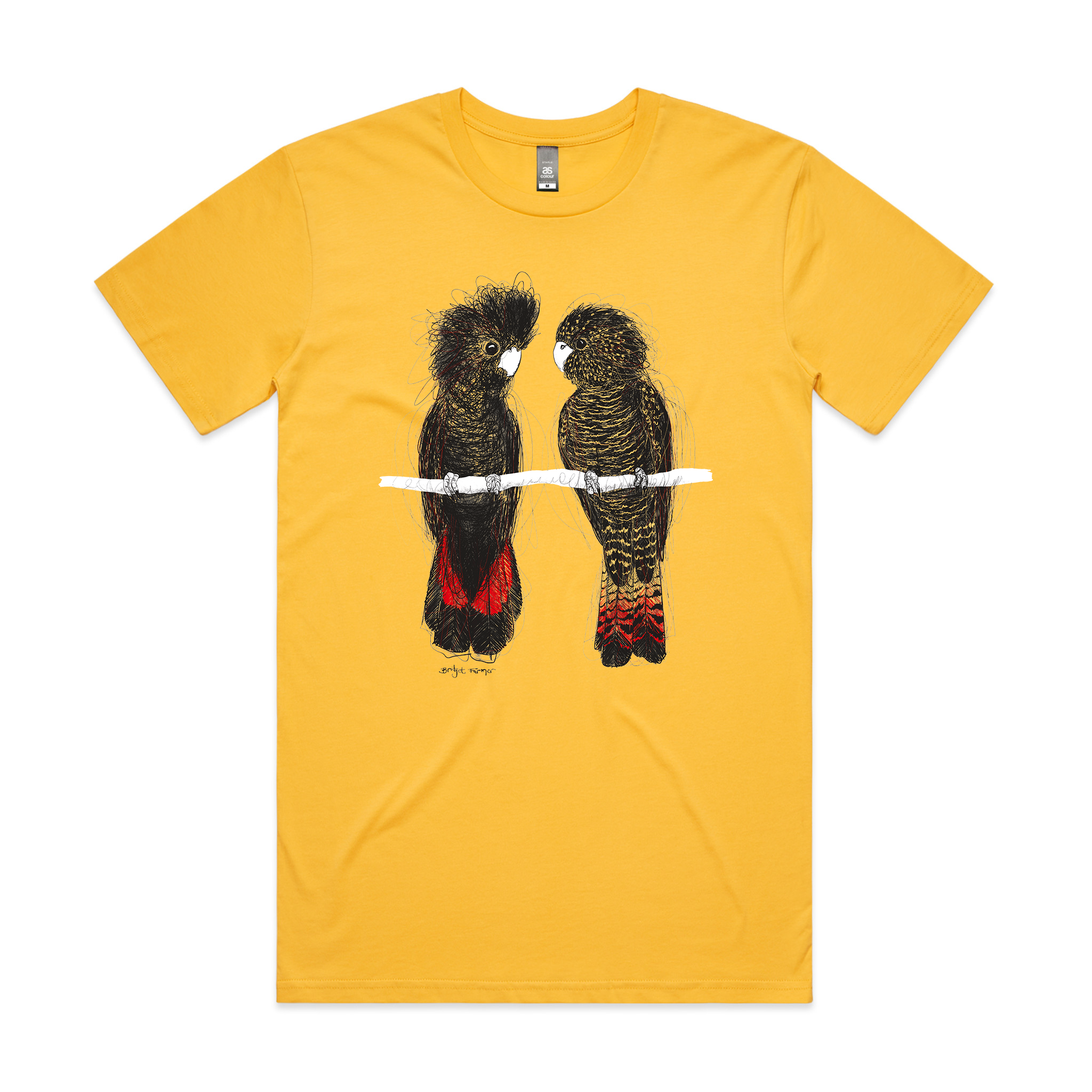 Red Tailed Black Cockatoos Tee Hoodie, Sweatshirt | CiraTrend.com (Image 3)