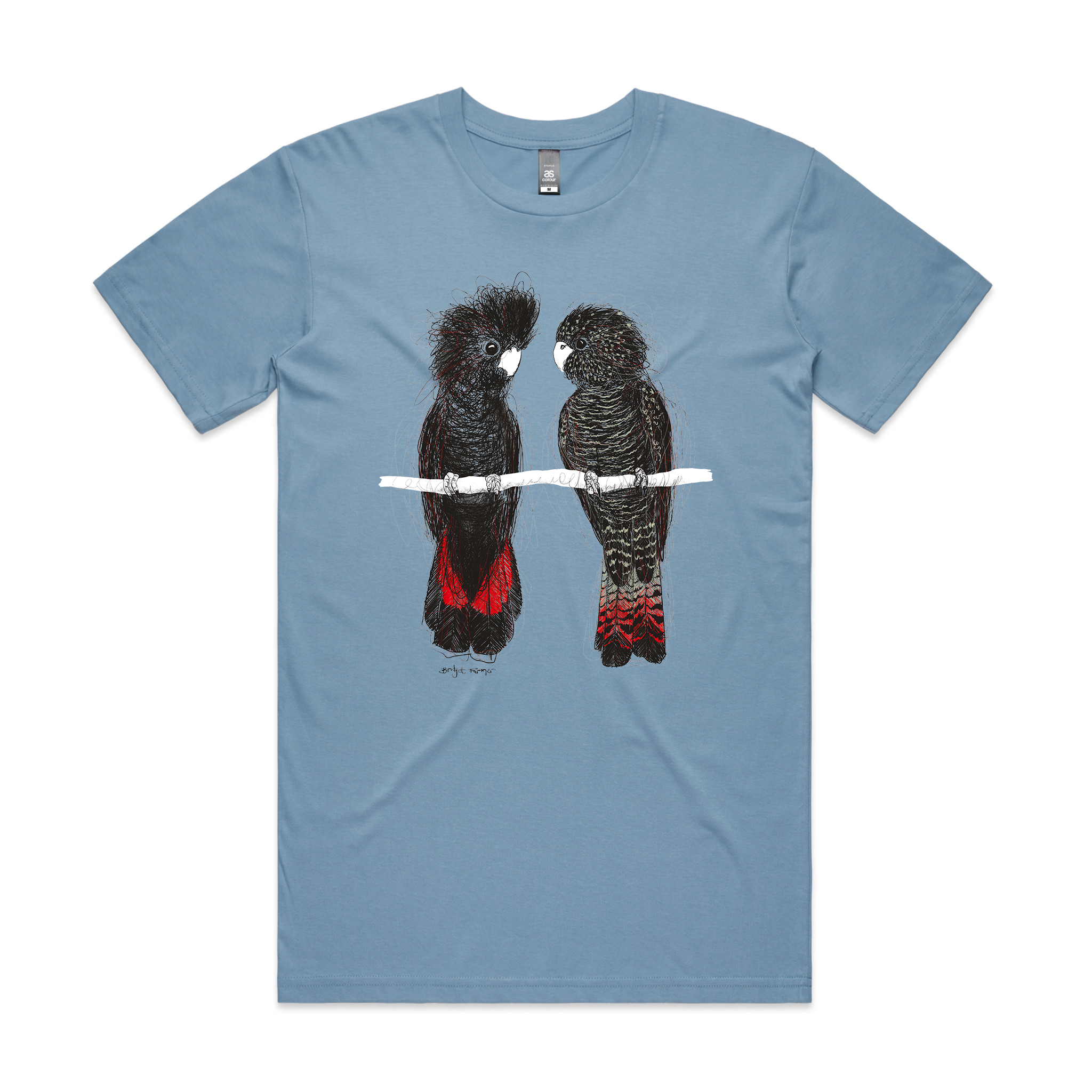Red Tailed Black Cockatoos Tee Hoodie, Sweatshirt | CiraTrend.com (Image 4)