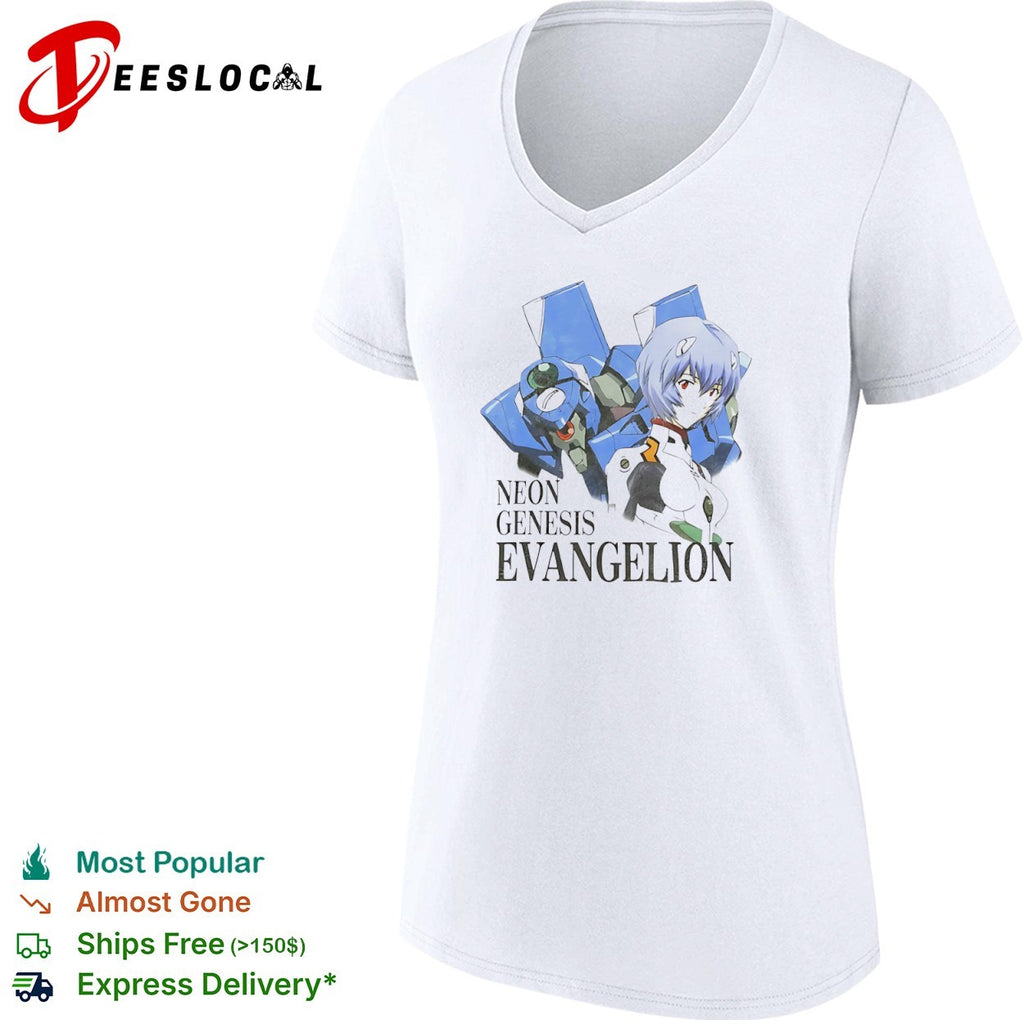 Rei Ayanami anime mecha Neon Genesis Evangelion shirt