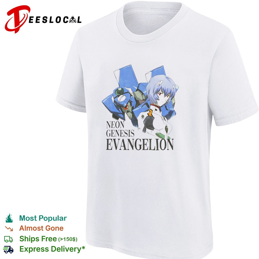 Rei Ayanami anime mecha Neon Genesis Evangelion shirt