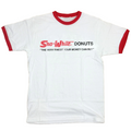 Sno-White Donuts Ringer Tee Hoodie, Sweatshirt | CiraTrend.com