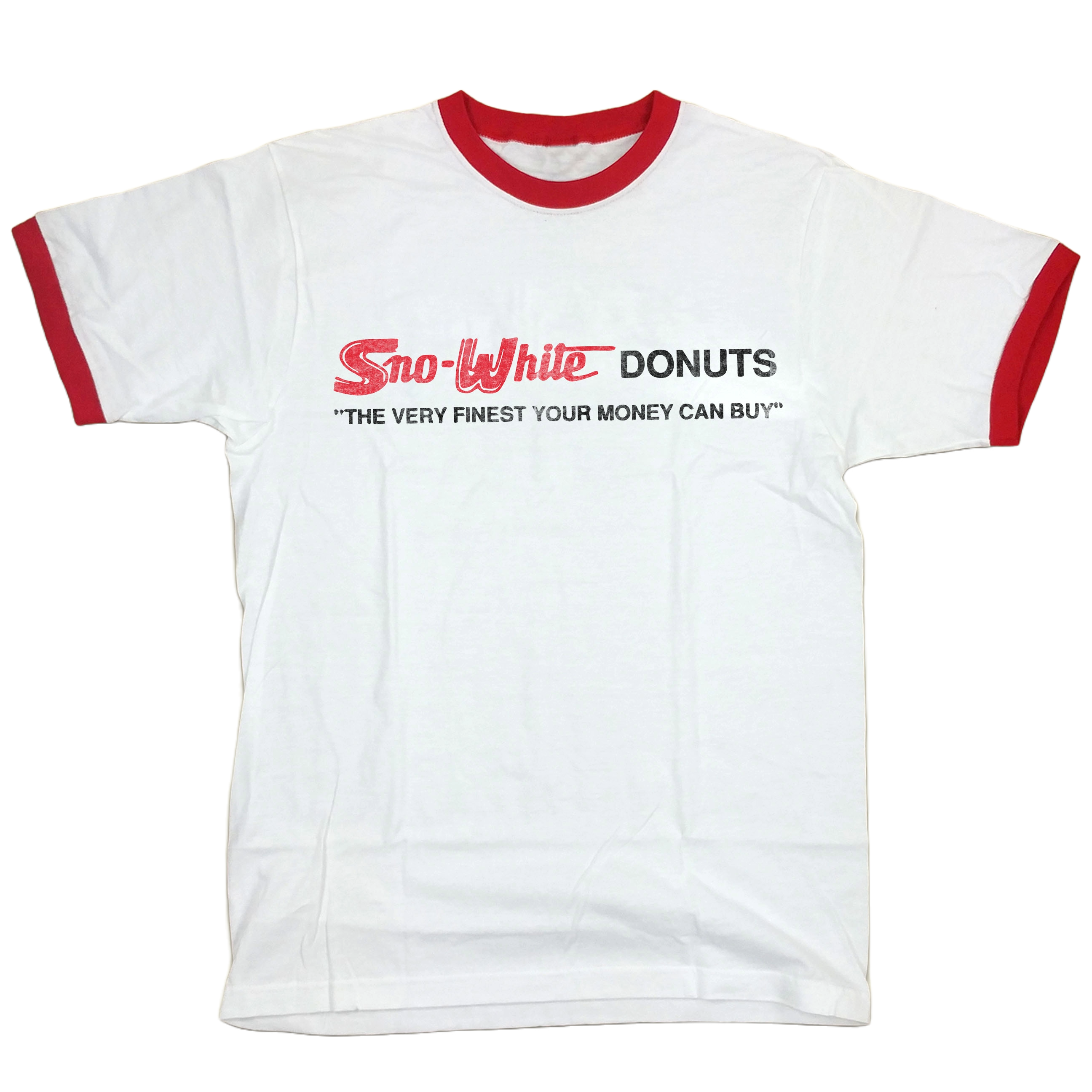 Sno-White Donuts Ringer Tee Hoodie, Sweatshirt | CiraTrend.com