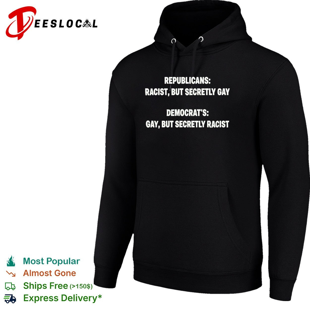 Republicans racist but secretly gay Democrat s gay but secretly racist shirt