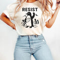 Resist Flippers Up Penguins Tshirt, FDT Shirt Resistance Protest, Penguins Against Tariffs Shirt, I Stand With Penguins...
