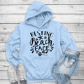 Resting Beach Face Hoodie, Printed in the USA hoodie #funny #cute #girly #beach T-Shirts, Sweatshirt | CiraTrend.com