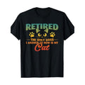 Retired Cat Funny Retirement 2024 Decoration Men Women T-Shirt 100%cotton Made in USA Hoodie, Sweatshirt | CiraTrend.com