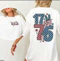 Retro 1776 Shirt, Patriotic 4th of July Shirt, USA EST Independence Day T-Shirt Hoodie, Sweatshirt | CiraTrend.com