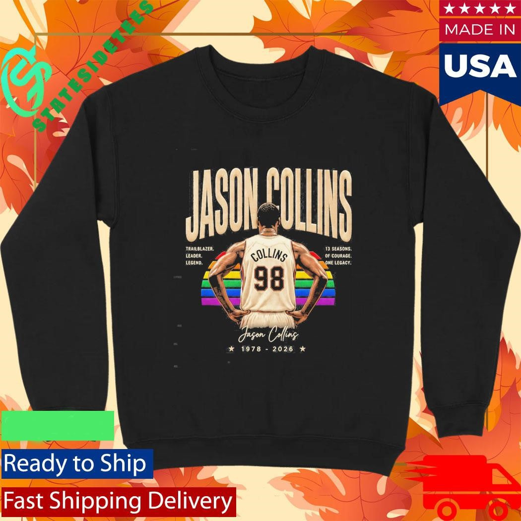 Retro 1978 2026 Jason Collins 98 Trailblazer Leader Shirt