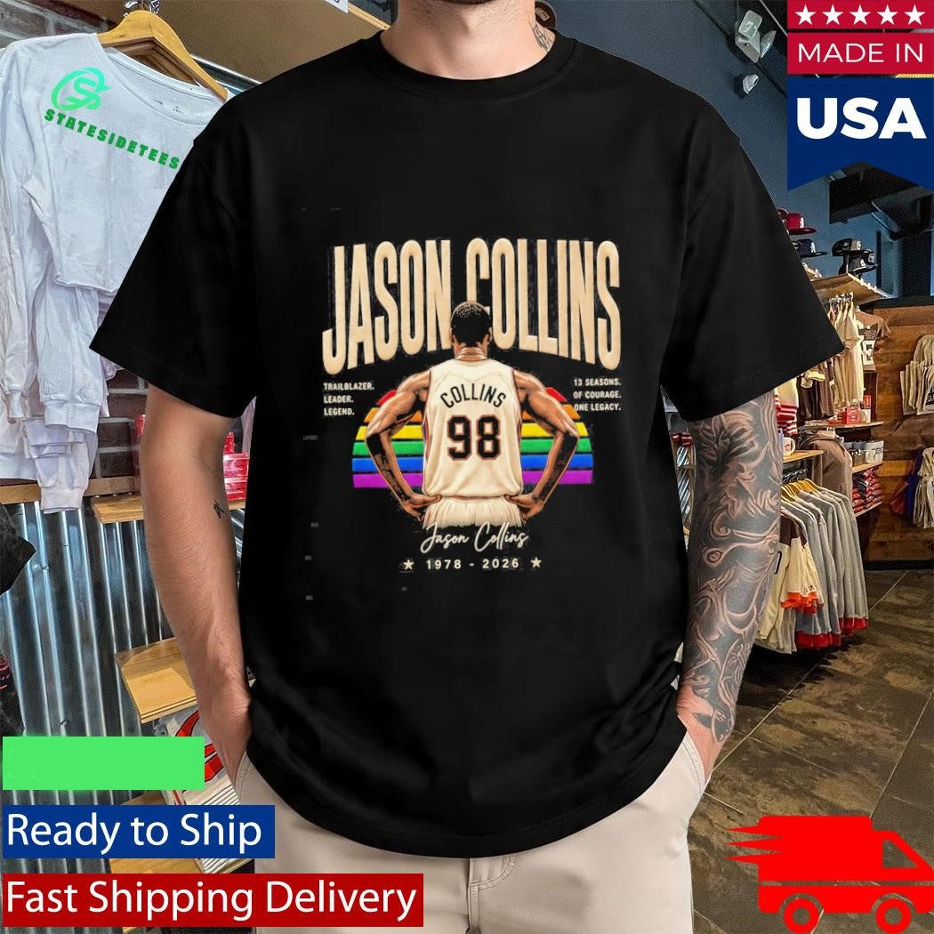 Retro 1978 2026 Jason Collins 98 Trailblazer Leader Shirt