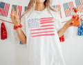 Retro America Shirt, American Flag, 4th Of July Shirt, Fourth Of July, Patriotic USA Gift, Women's Graphic Tee, USA Shirt...