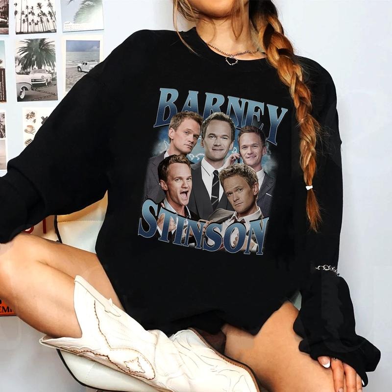 Retro Barney HIMYM T-Shirt Sweatshirt Hoodie Unisex | CiraTrend.com