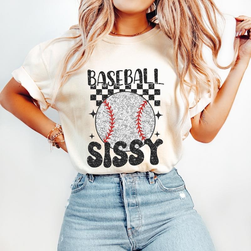 Retro Baseball Sister T-Shirt, Baseball T-Shirt, Sports T-Shirt, Baseball Sissy T-Shirt Hoodie, Sweatshirt | CiraTrend.com